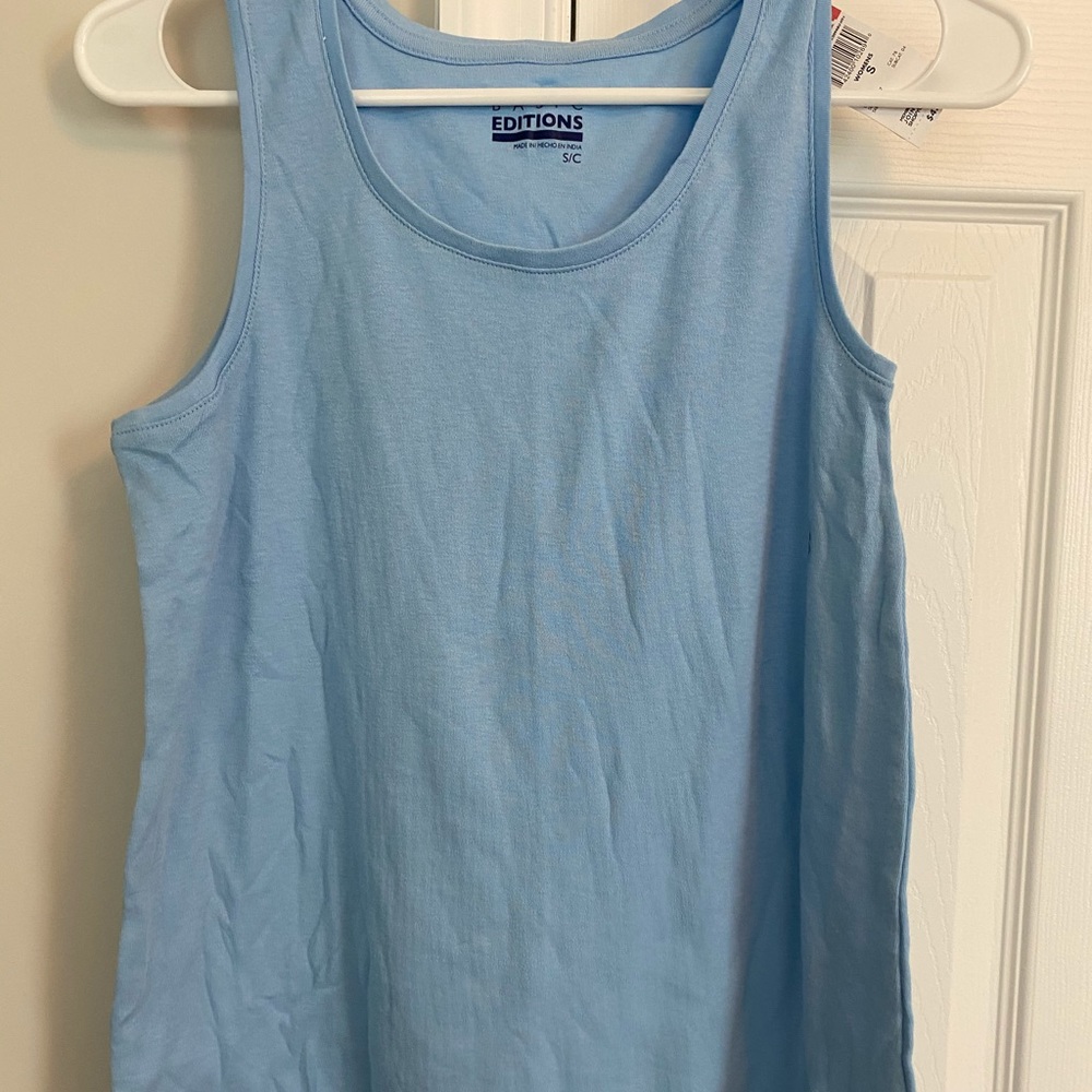 Light blue Basic Editions tank top / muscle tee